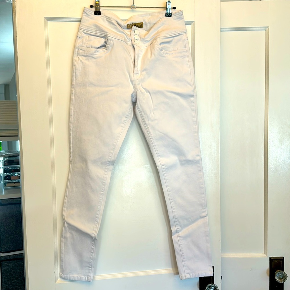 Hybrid white skinny jeggings XL